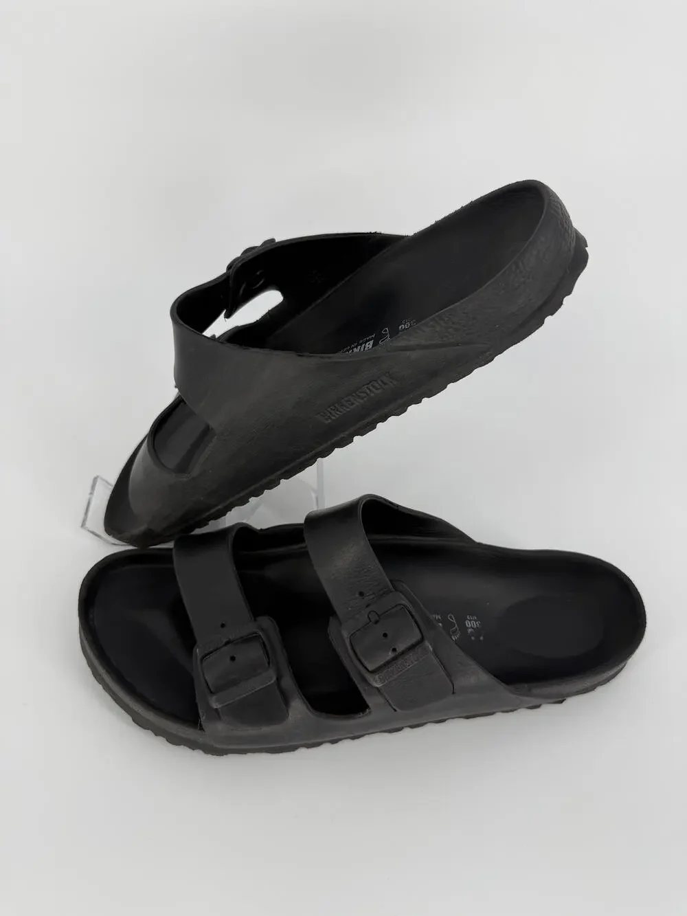 Birkenstock Arizona EVA Black Sandals Size 43 US 10 Waterproof Made Germany